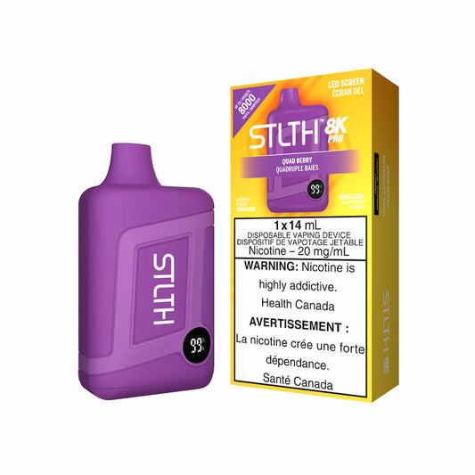 STLTH Box Pro 8K Disposable Quad Berry 14mL 8000 Puffs 20mg