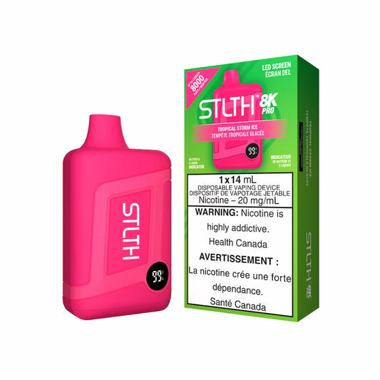 STLTH Box Pro 8K Disposable Tropical Storm Ice 14mL 8000 Puffs 20mg