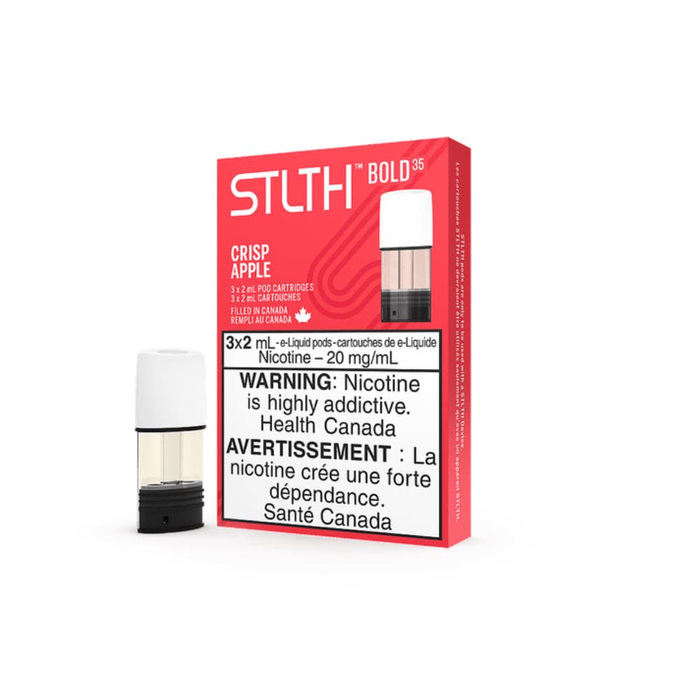 STLTH Crisp Apple Bold 35 vape flavour in canada buy now