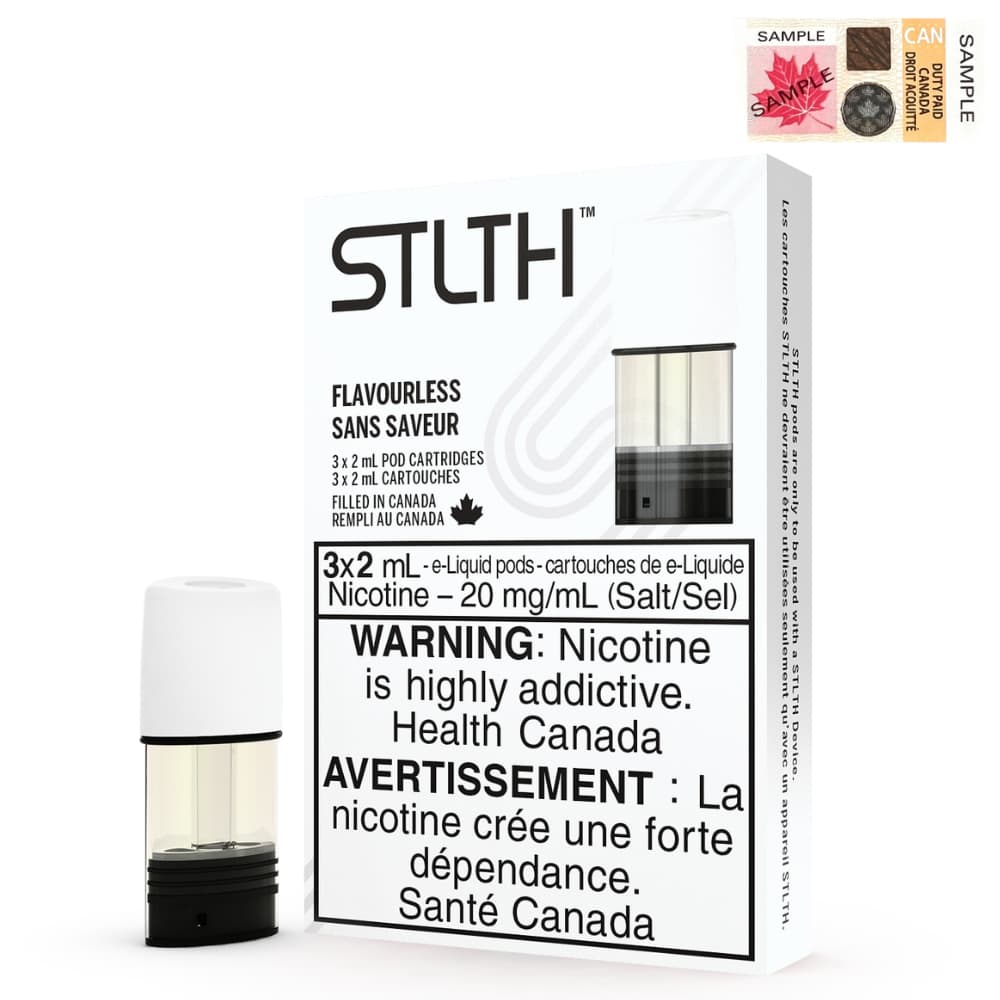 STLTH Flavourless 3 x 2mL Pods