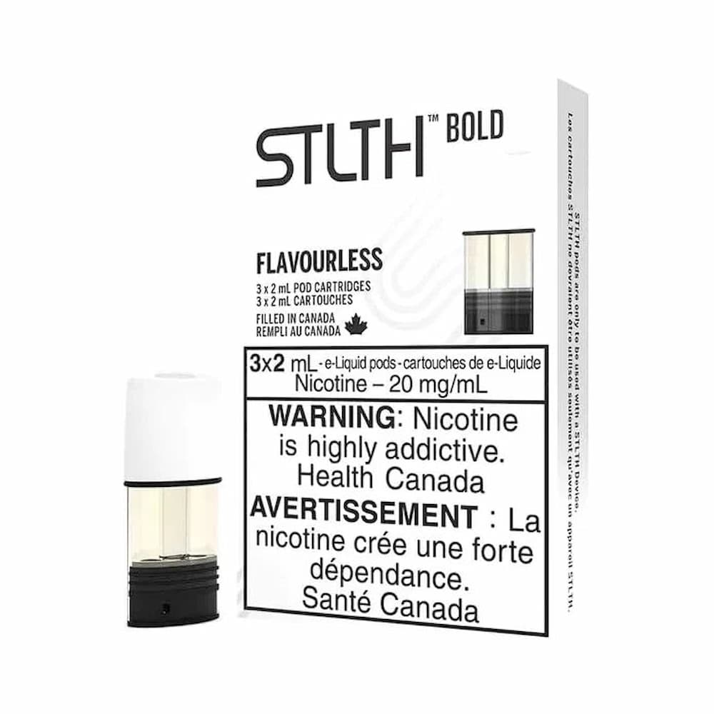 STLTH Flavourless Bold 35 flavour vape pod 