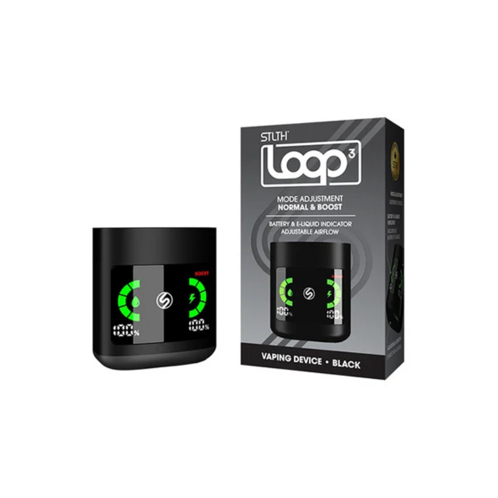Stlth Loop3 Vaping Device (Black)