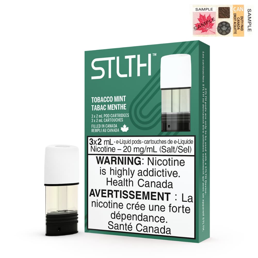 STLTH  mountain Tobacco Vape Flavour compatible with STLTH device and CLX