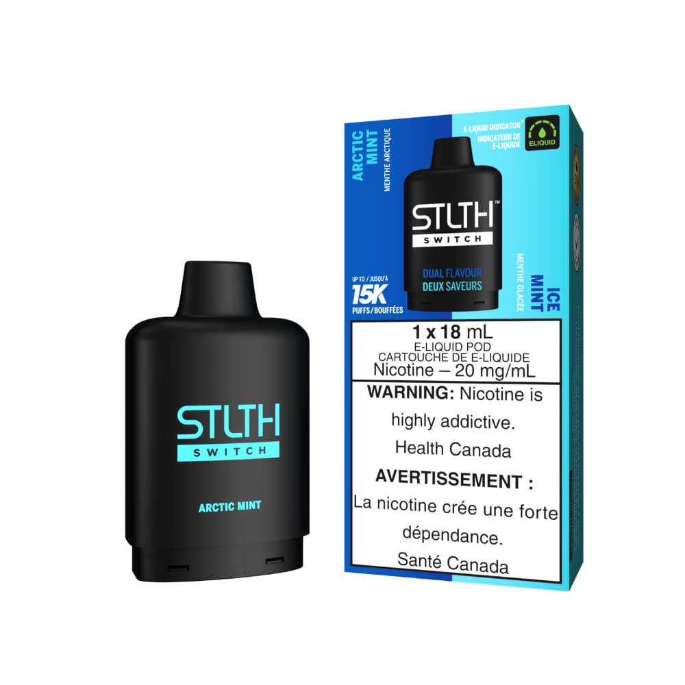 Stlth Switch Artic mint | Ice mint vape flavours Canada