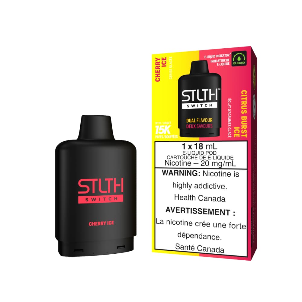 Stlth Switch Cherry Ice| Citrus Burst Ice 15000 20mg 18mL