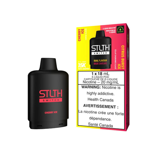 Stlth Switch Cherry Ice| Citrus Burst Ice 15000 20mg 18mL