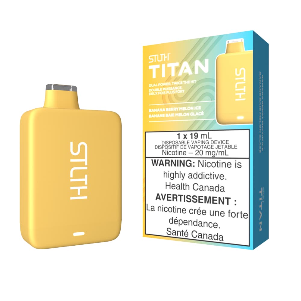 STLTH Titan Disposable Banana Berry Melon Ice 10000 Puffs 20mg