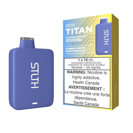 STLTH Titan Disposable Blueberry Lemon Ice 10000 Puffs 20mg