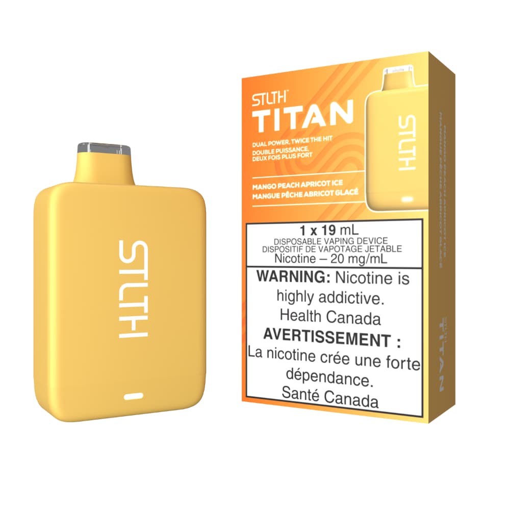 STLTH Titan Disposable Mango Peach Apricot Ice 10000 Puffs 20mg