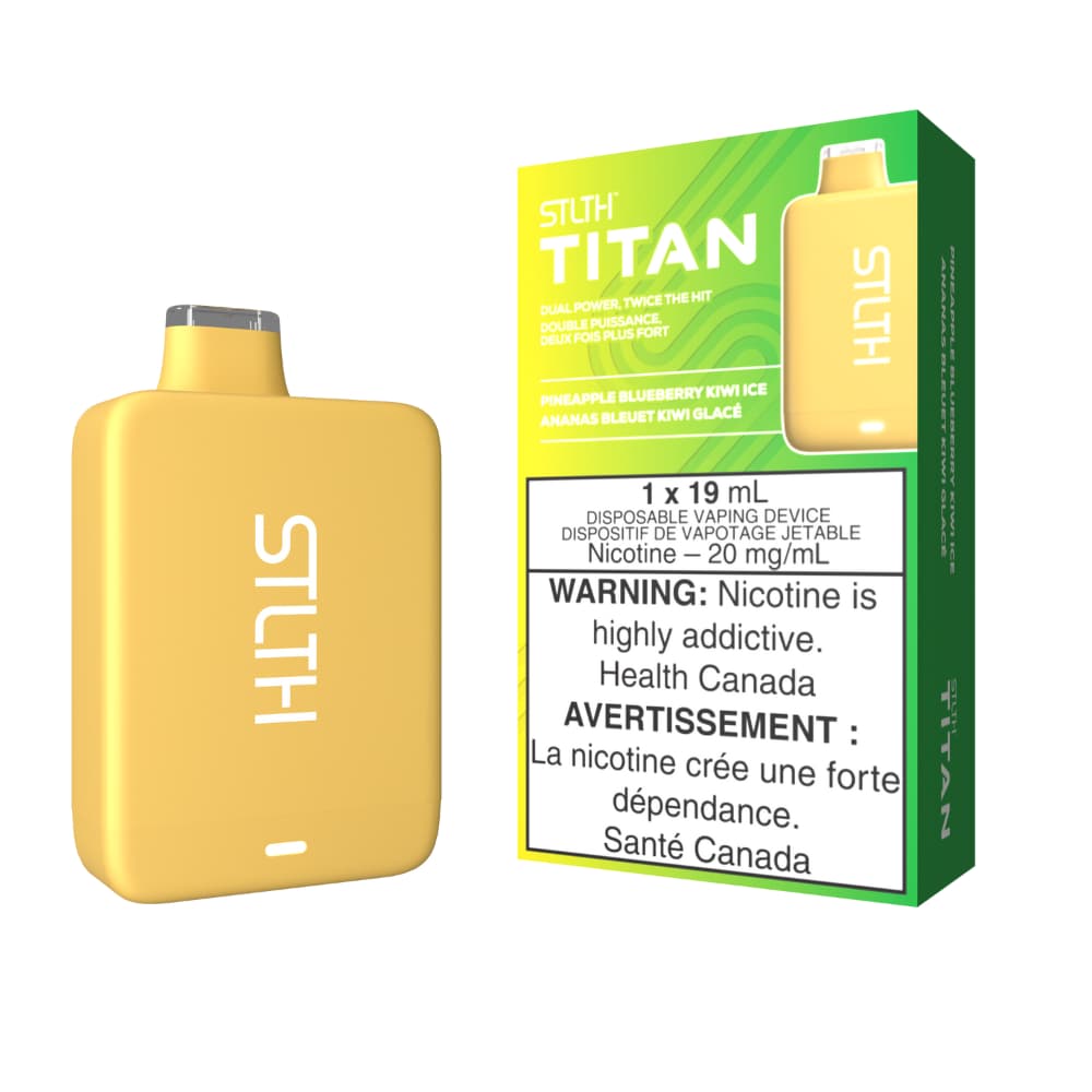 STLTH Titan Disposable Pineapple Blueberry Kiwi Ice 10000 Puffs 20mg