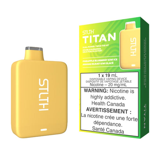 STLTH Titan Disposable Pineapple Blueberry Kiwi Ice 10000 Puffs 20mg