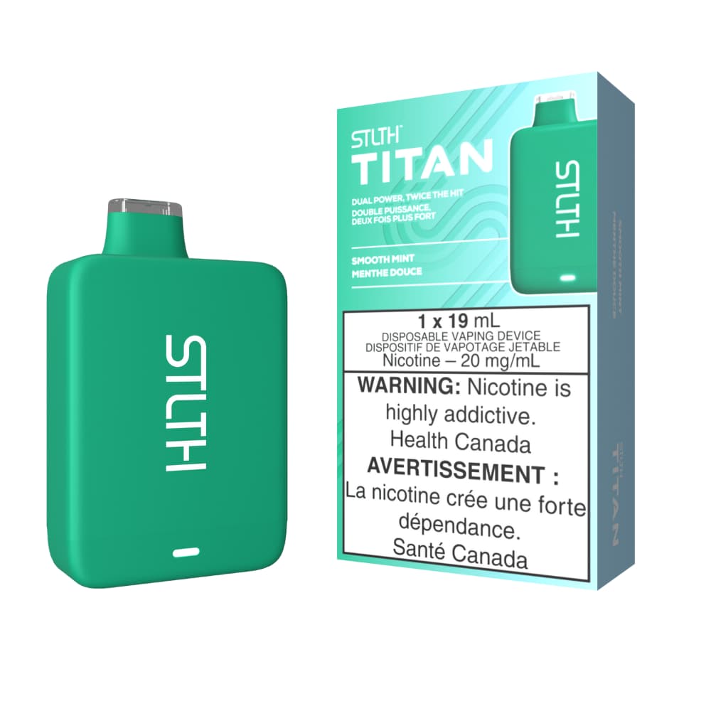 STLTH Titan Disposable Smooth Mint 10000 Puffs 20mg