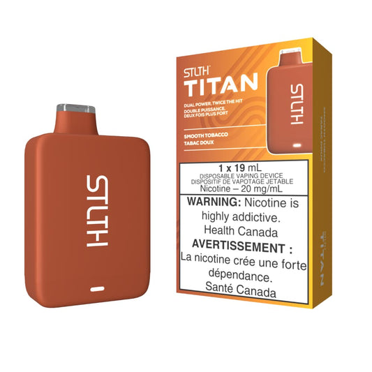 STLTH Titan Disposable Smooth Tobacco 10000 Puffs 20mg