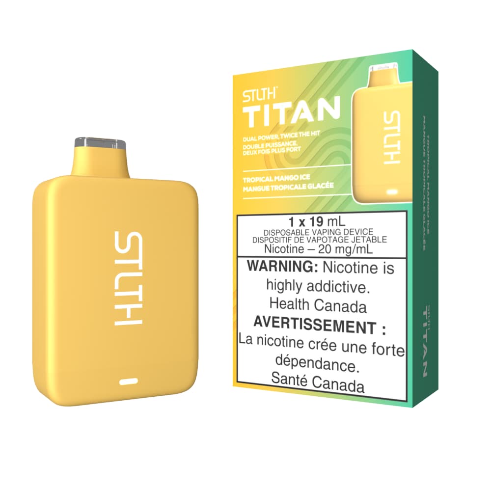 STLTH Titan Disposable Tropical Mango Ice 10000 Puffs 20mg