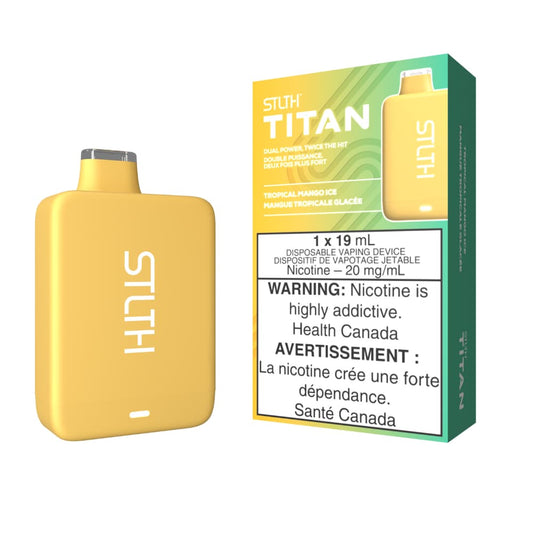 STLTH Titan Disposable Tropical Mango Ice 10000 Puffs 20mg