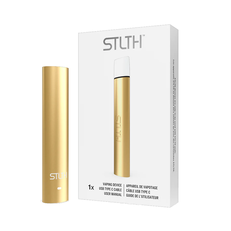 STLTH Vaping Device (Gold Metal)