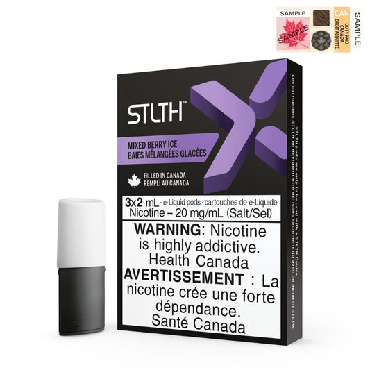 STLTH X Mixed Berry Ice vape Flavour 