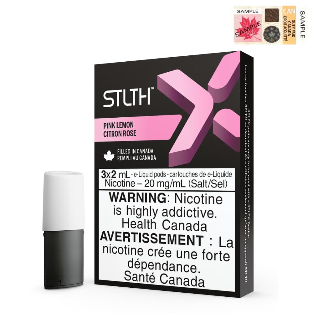 STLTH X Pink Lemon 3 x 2mL Pods