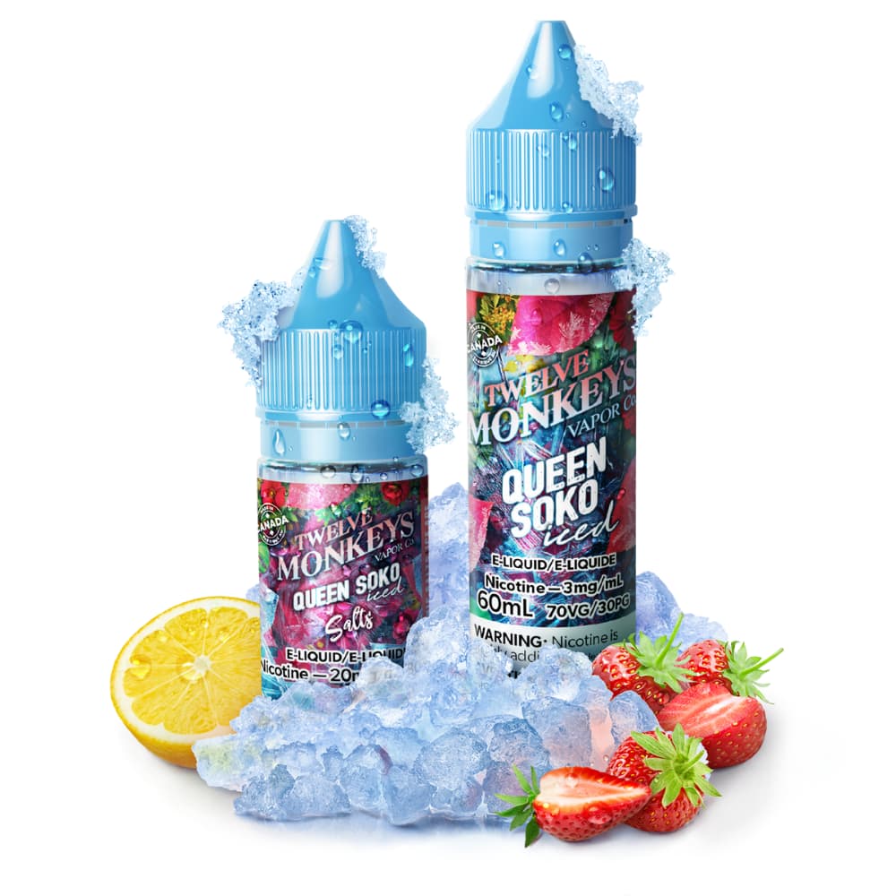 Twelve Monkeys Queen Soko Ice Age E-Liquid 30mL 20mg