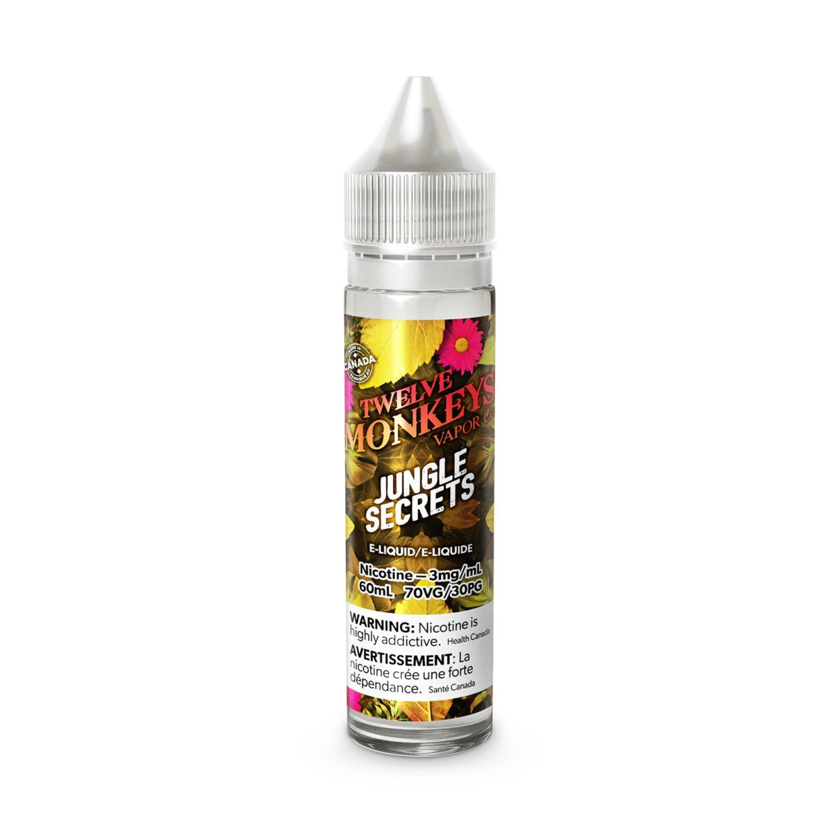 Twelve Monkeys Jungle Secrets E-Liquid 60mL 3 mg