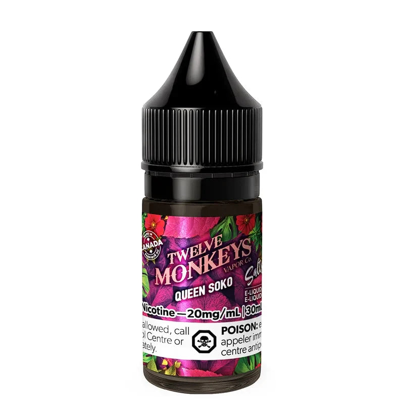 Twelve Monkeys Queen Soko E-Liquid 30mL 20 mg