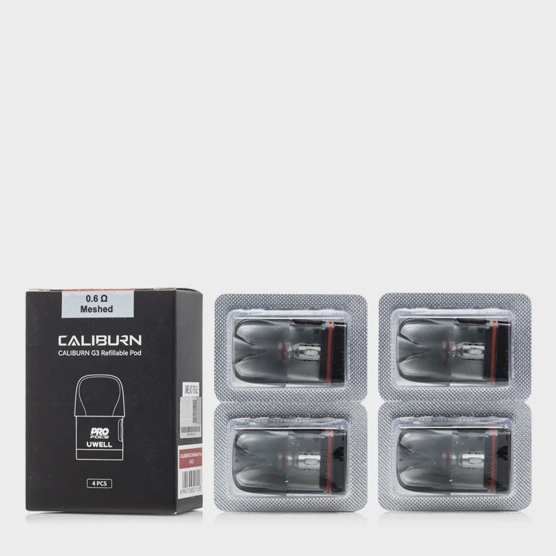 UWELL Caliburn G3 Pods Meshed 0.6Ω (4 Pack)