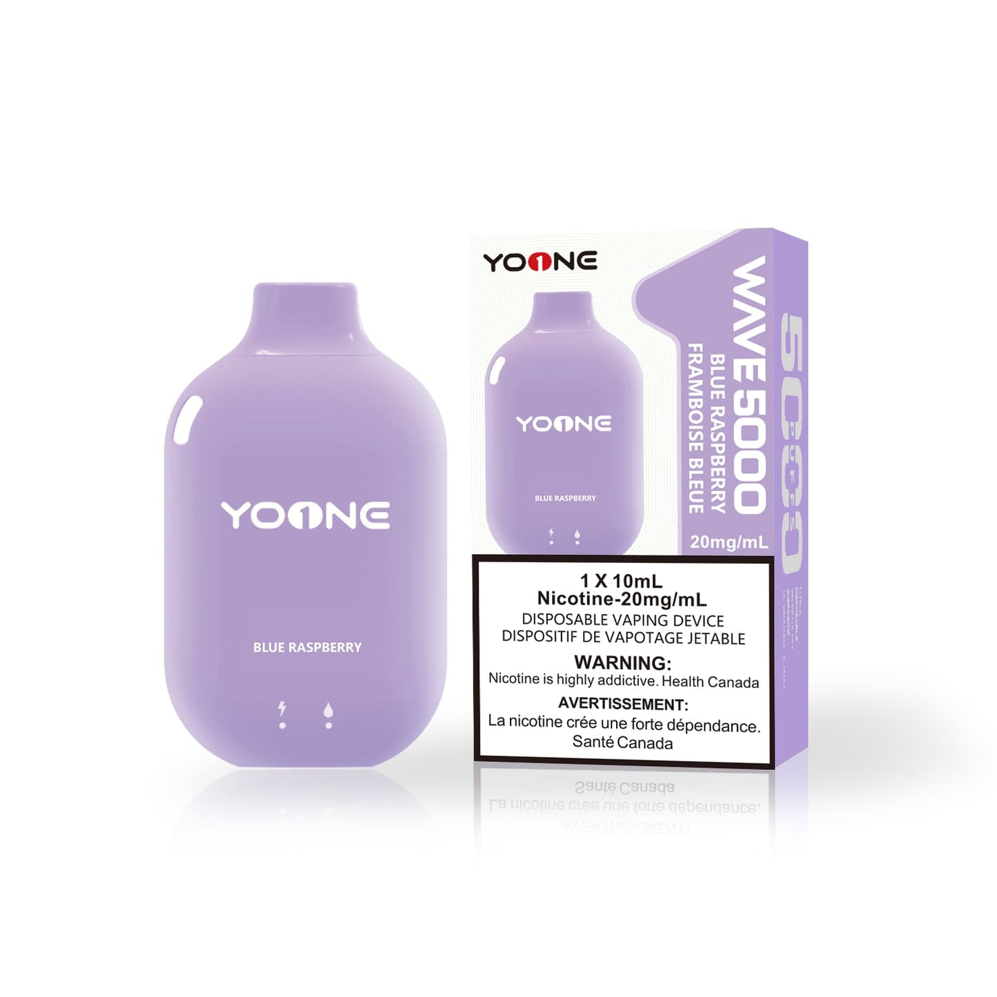 YOONE Blue Raspberry 10mL 5000 Puffs 20 mg