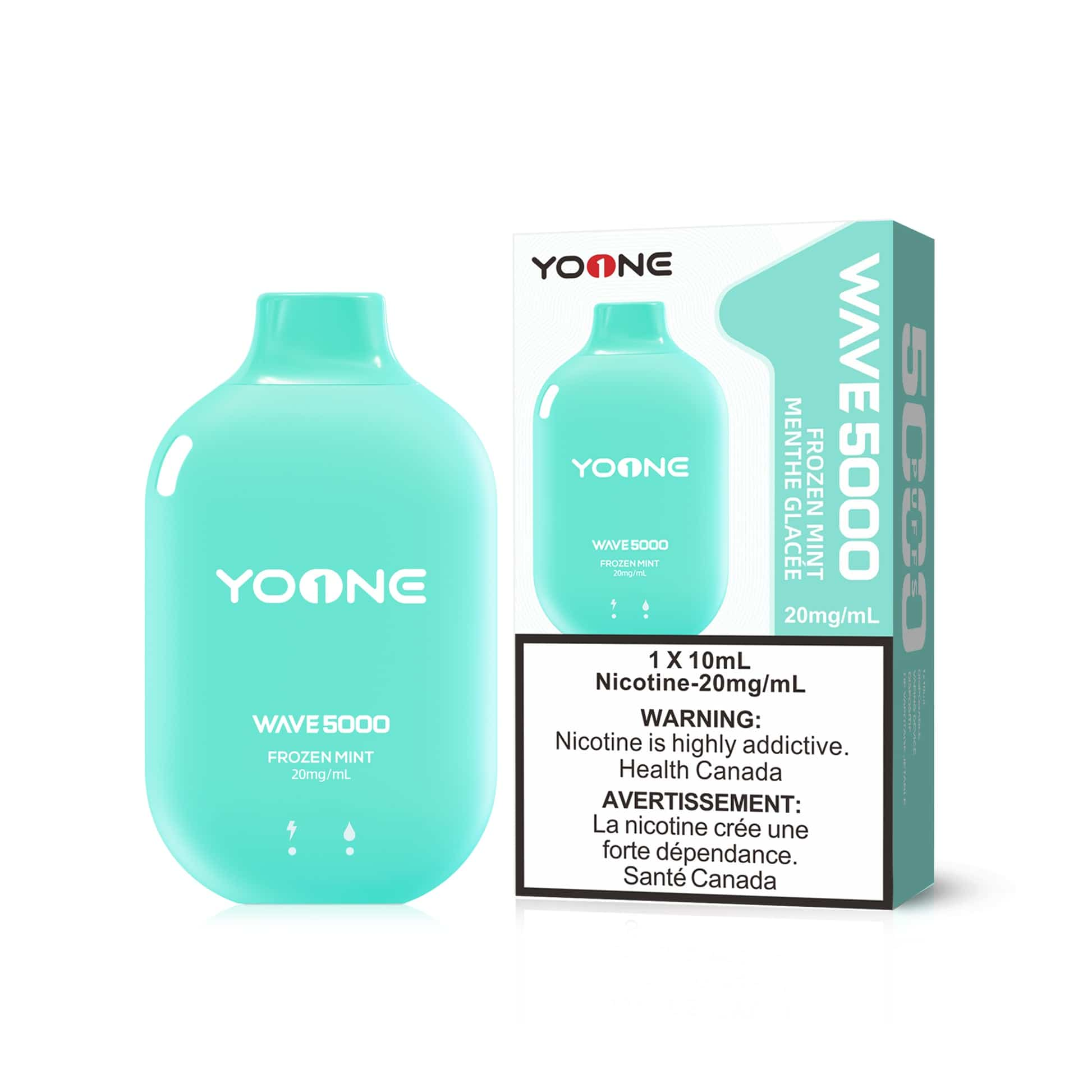 YOONE Frozen Mint 10mL 5000 Puffs 20 mg