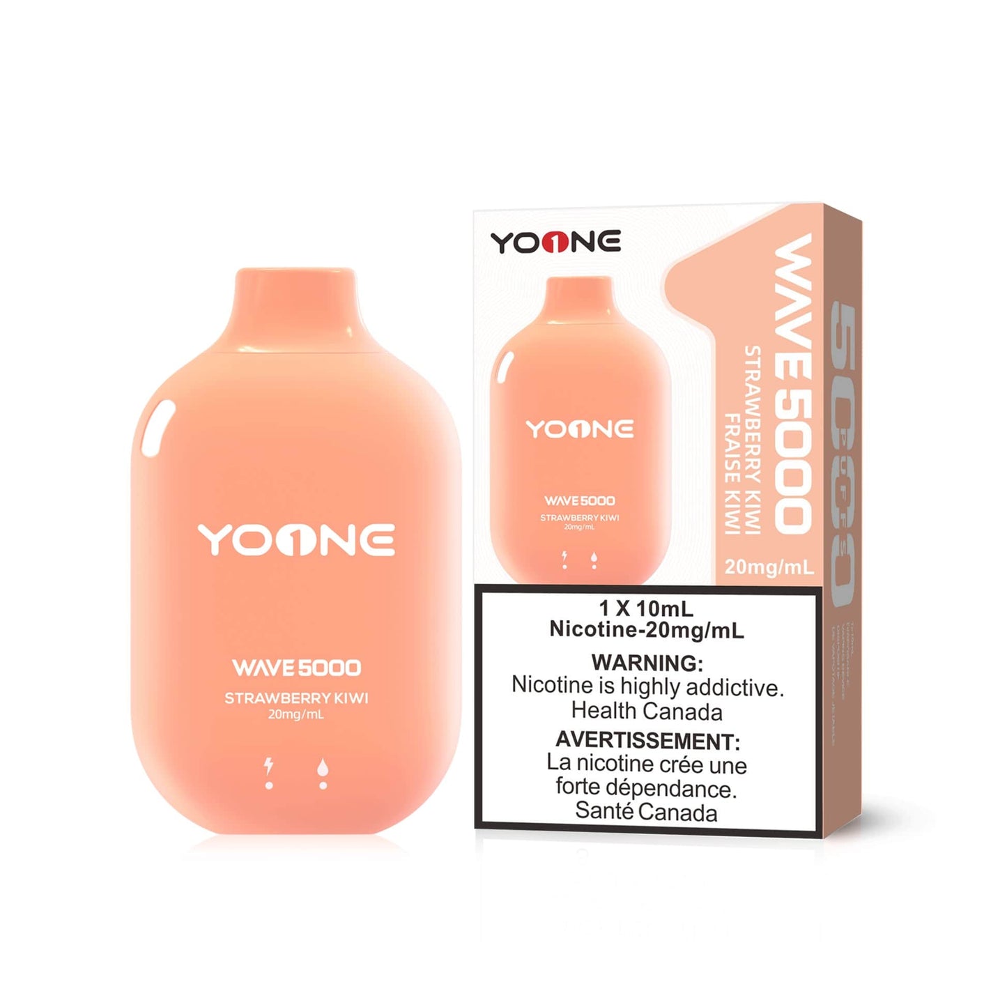 YOONE Strawberry Kiwi 10mL 5000 Puffs 20 mg