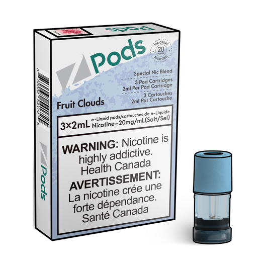 Z PODS Fruit Cloud[ Fluff] 3 x 2mL Pods 400 Puffs