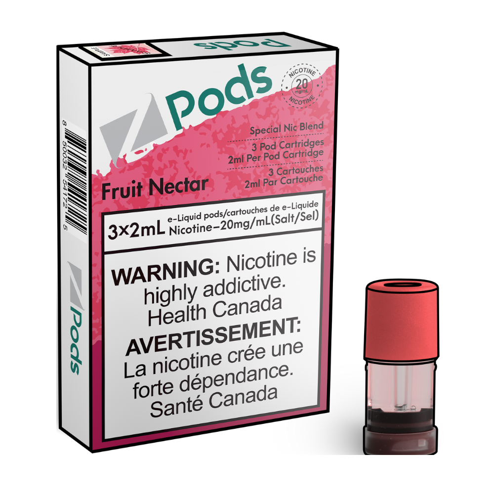 Z PODS Fruit Nectar [Fruit Punch] 3 x 2mL Pods 400 Puffs