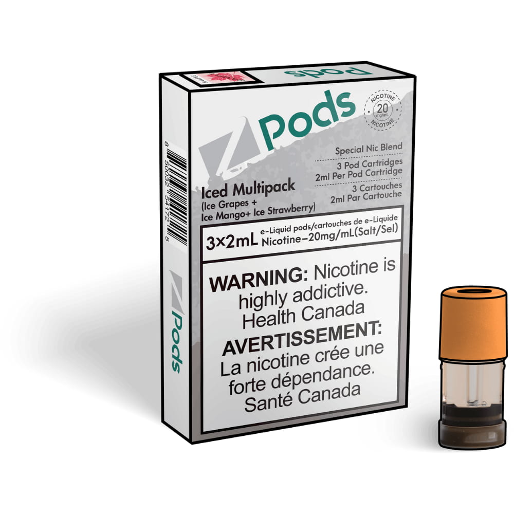 Z PODS Iced Multipack 3 x 2mL Pods 400 Puffs