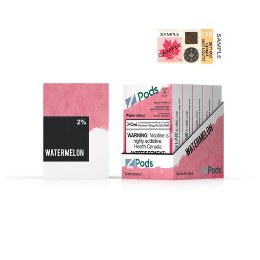 Z PODS Watermelon 3 x 2mL Pods 400 Puffs