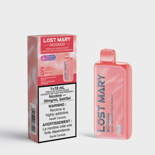 Lost Mary Blue Dragonfruit Peach MO 10000 Disposable | 20mg