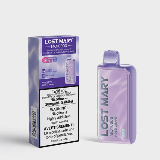 Lost Mary Rose Grape MO 10000 Disposable | 20mg