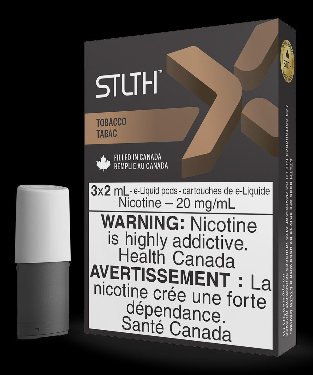 STLTH XPOD Tobacco 3 x 2mL Pods