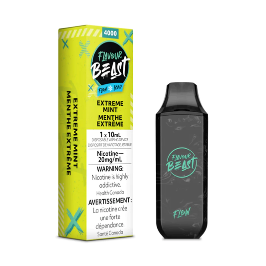 Flavour Beast Extreme Mint Flow Iced 10mL 4000 Puffs 20mg